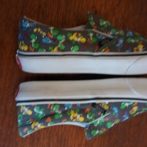Vans Nintendo Yoshi Pewter Slip On Shoes - Picture 8 of 8